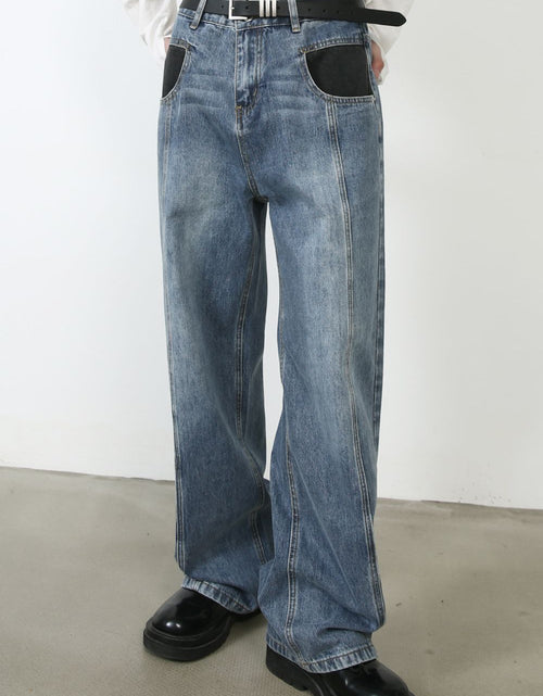 Load image into Gallery viewer, Men's Mid Rise Jeans with Pockets
