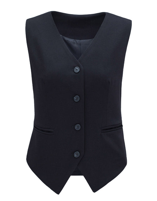Load image into Gallery viewer, Pocketed Button Up Vest
