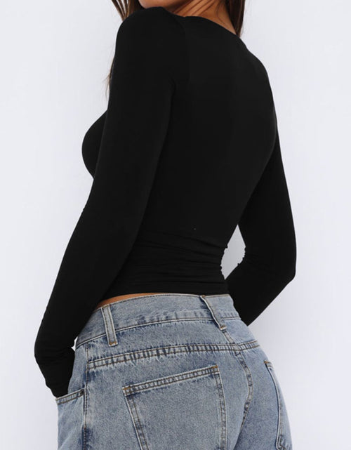 Load image into Gallery viewer, Devine Star Round Neck Long Sleeve T-Shirt
