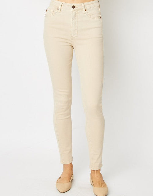 Load image into Gallery viewer, Judy Blue Full Size Garment Dyed Tummy Control Skinny Jeans
