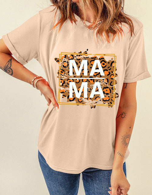 Load image into Gallery viewer, MAMA Round Neck Short Sleeve T-Shirt
