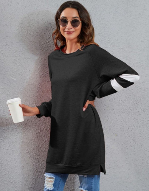 Load image into Gallery viewer, Full Size Striped Round Neck Long Sleeve T-Shirt

