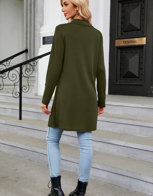 Load image into Gallery viewer, Long Sleeve Open Front Cardigan
