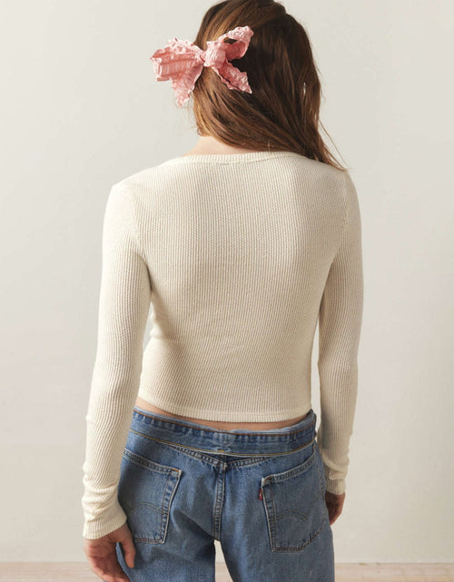 Load image into Gallery viewer, Notched Long Sleeve T-Shirt
