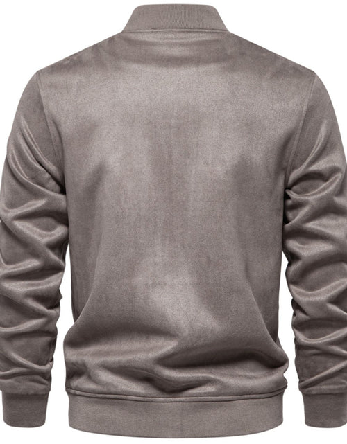 Load image into Gallery viewer, Men's Baseball Collar Snap Down Jacket
