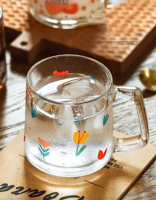 Load image into Gallery viewer, Set Of Four Modern Printed Glass Mugs by Izhar Studio- CA
