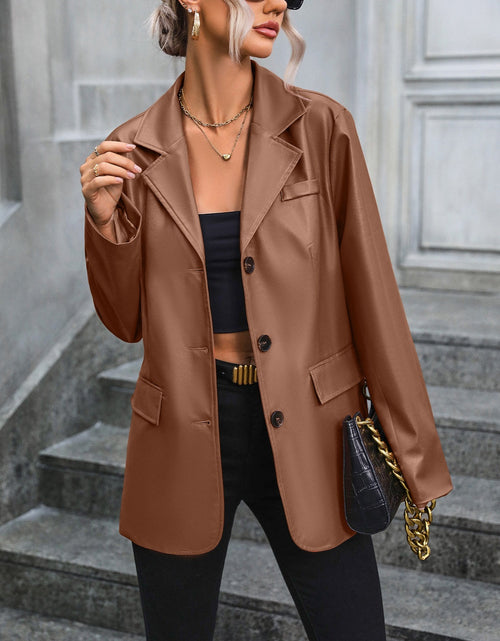Load image into Gallery viewer, Ivy Lane Pocketed Button Up Collared Neck Blazer
