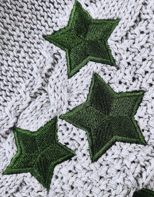 Load image into Gallery viewer, Star Embroidered V-Neck Long Sleeve Cardigan
