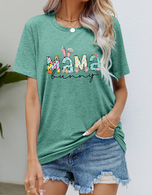 Load image into Gallery viewer, MAMA BUNNY Easter Graphic Tee
