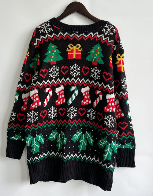 Load image into Gallery viewer, Printed Button Up V-Neck Long Sleeve Cardigan with Pockets

