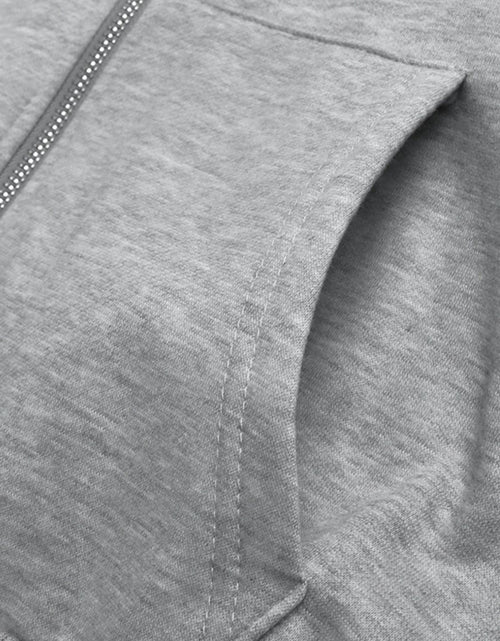 Load image into Gallery viewer, Perfee Rhinestone Zip Up Long Sleeve Hoodie
