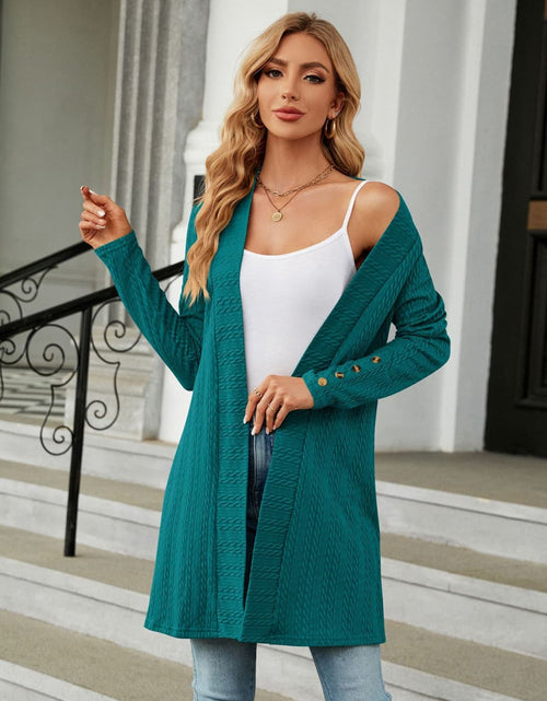 Load image into Gallery viewer, Long Sleeve Open Front Cardigan
