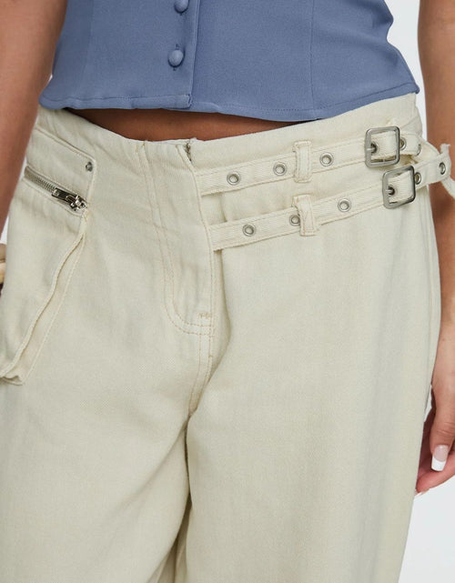 Load image into Gallery viewer, Wide Leg Jeans with Pockets
