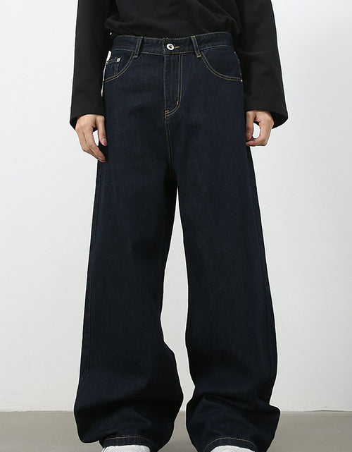 Load image into Gallery viewer, Men's Wide Leg Jeans with Pockets
