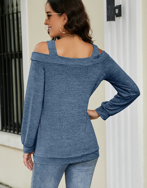 Load image into Gallery viewer, Cutout Cold-Shoulder Top
