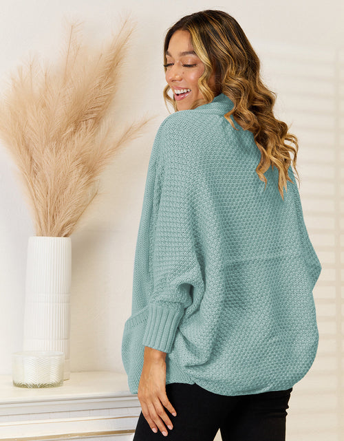 Load image into Gallery viewer, Angel Wings Open Front  Cardigan with Pockets
