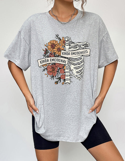 Load image into Gallery viewer, Round Neck Short Sleeve Graphic T-Shirt

