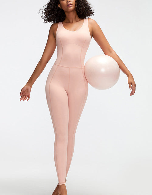 Load image into Gallery viewer, Crisscross Wide Strap Active Jumpsuit
