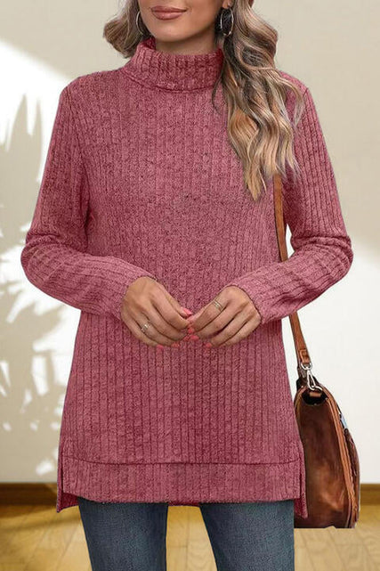 Load image into Gallery viewer, Turtleneck High Low Top
