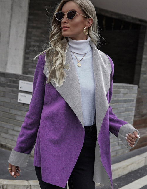 Load image into Gallery viewer, Open Front Long Sleeve Jacket
