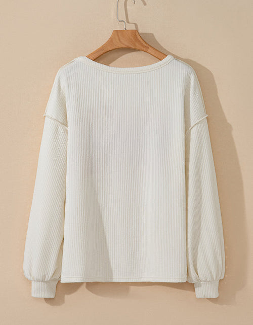 Load image into Gallery viewer, Color Block Long Sleeve Sweatshirt
