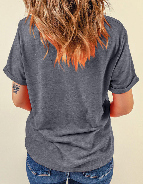 Load image into Gallery viewer, Round Neck Short Sleeve T-Shirt
