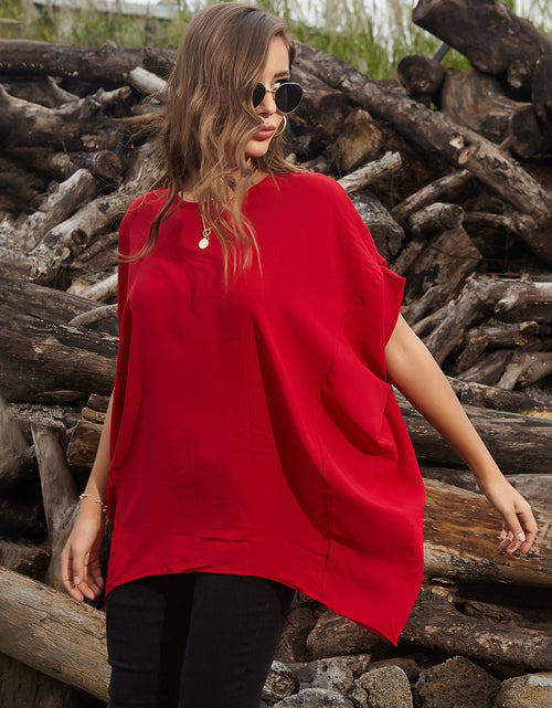 Load image into Gallery viewer, Perfee Round Neck Short Sleeve T-Shirt
