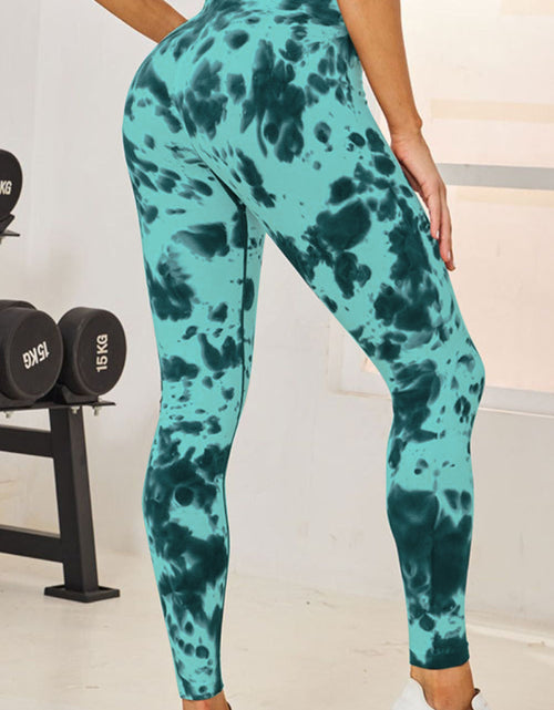 Load image into Gallery viewer, Tie-Dye High Waist Active Leggings
