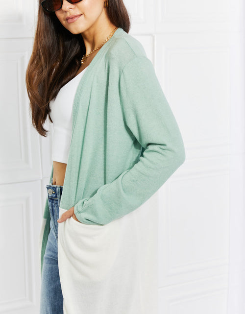 Load image into Gallery viewer, Culture Code Until You Came Color Block Duster Cardigan
