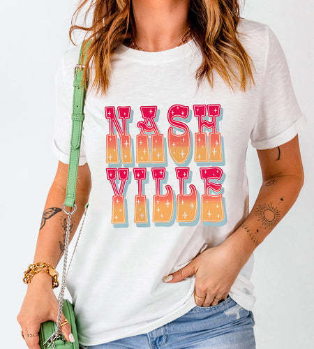 Letter Graphic Round Neck Short Sleeve T-Shirt
