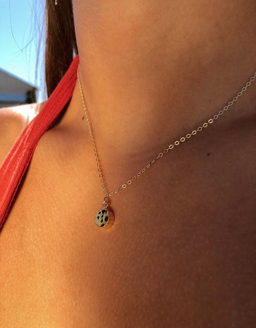 Load image into Gallery viewer, Dalmatian Jasper Necklace by Toasted Jewelry
