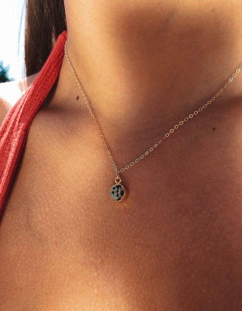 Load image into Gallery viewer, Dalmatian Jasper Necklace by Toasted Jewelry
