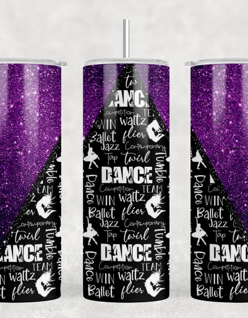 Load image into Gallery viewer, Dance|Skinny Tumbler|Optional Bluetooth Speaker| Speaker Color Varies by Rowdy Ridge Co

