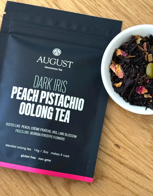 Load image into Gallery viewer, Dark Iris - Peach Pistachio Oolong Tea
