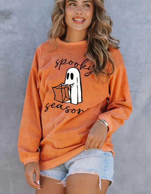 Load image into Gallery viewer, SPOOKY SEASON Graphic Sweatshirt
