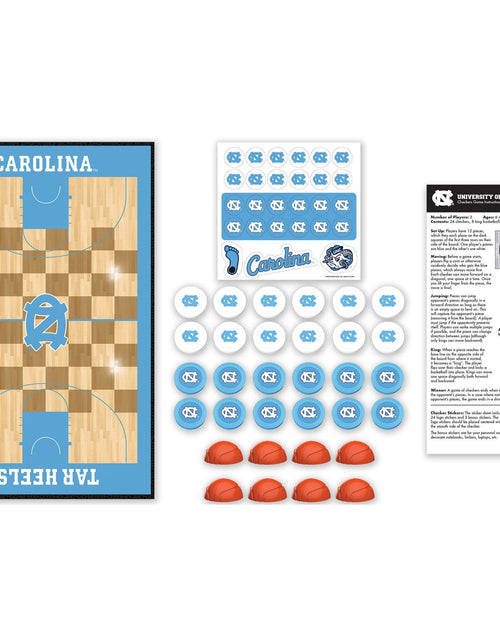 Load image into Gallery viewer, UNC Tar Heels Checkers Board Game by MasterPieces Puzzle Company INC

