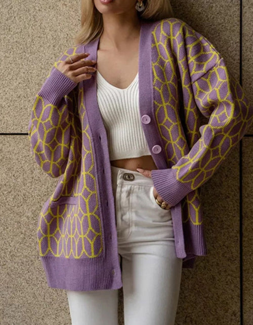 Load image into Gallery viewer, Button Up Long Sleeve Cardigan
