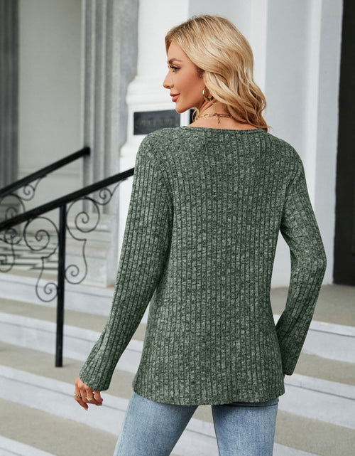 Load image into Gallery viewer, Buttoned Long Sleeve Slit Top
