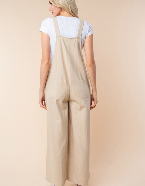 Load image into Gallery viewer, White Birch Sleeveless Wide Leg Jumpsuit
