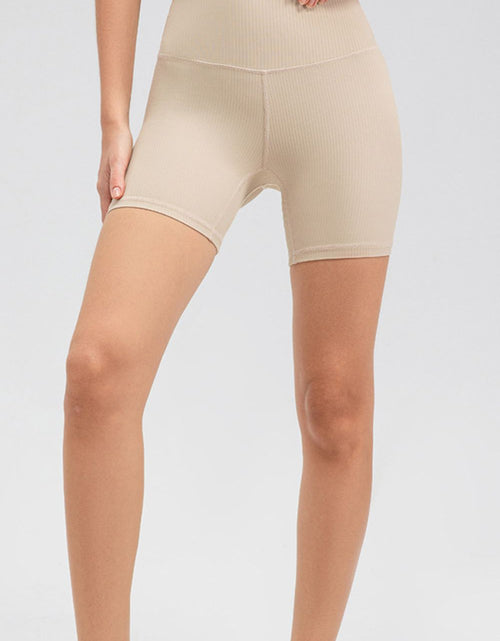 Load image into Gallery viewer, Wide Waistband Slim Fit Sports Shorts

