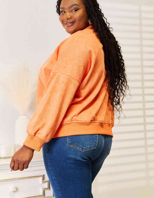 Load image into Gallery viewer, Basic Bae Round Neck Dropped Shoulder Sweatshirt
