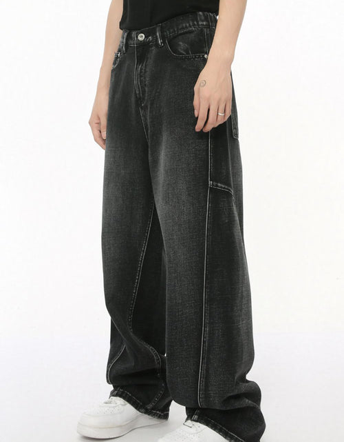 Load image into Gallery viewer, Panelled Straight Leg Jeans
