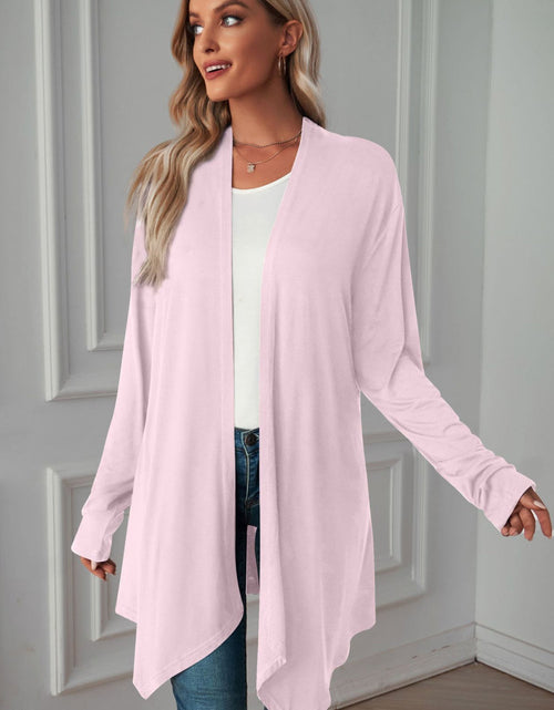 Load image into Gallery viewer, Open Front Long Sleeve Cardigan
