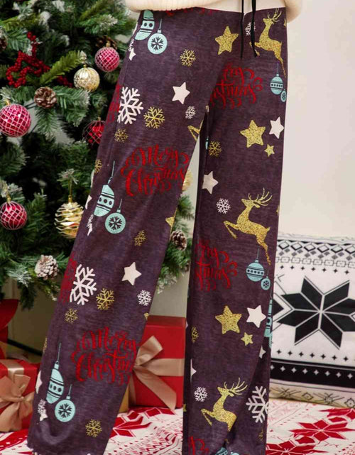 Load image into Gallery viewer, Christmas Straight Leg Pants

