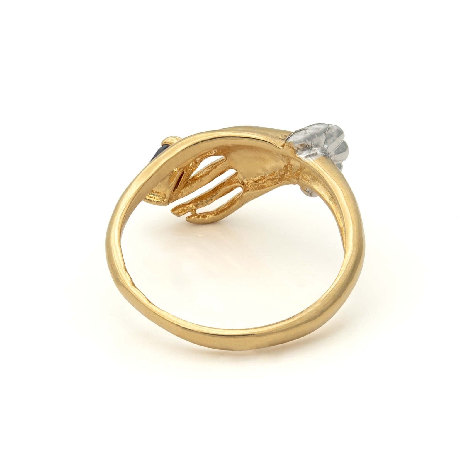 Vintage Austrian Crystals 18k Yellow Gold Matte or Polished Finish Made in USA by PVD Vintage Jewelry