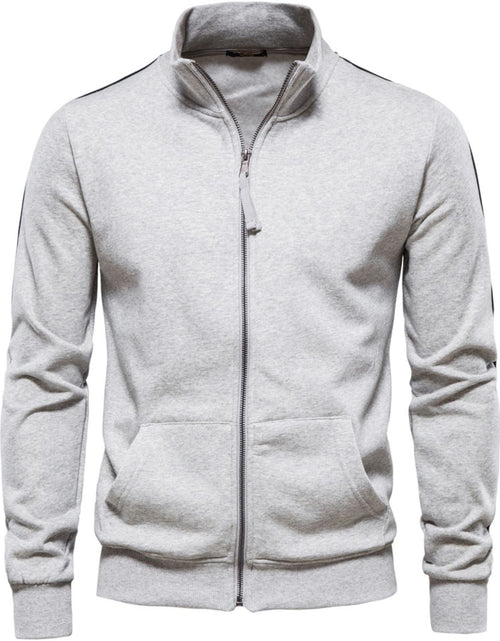 Load image into Gallery viewer, Men's Zip Up Long Sleeve Sweatshirt
