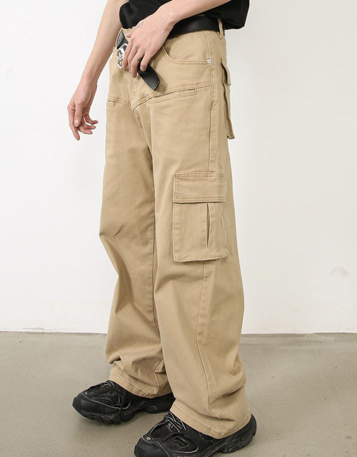 Load image into Gallery viewer, Men's Baggy Jeans with Cargo Pockets
