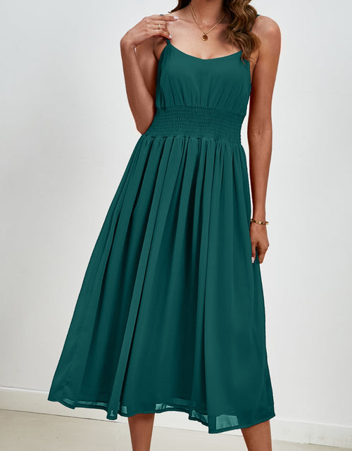 Load image into Gallery viewer, Scoop Neck Midi Cami Dress
