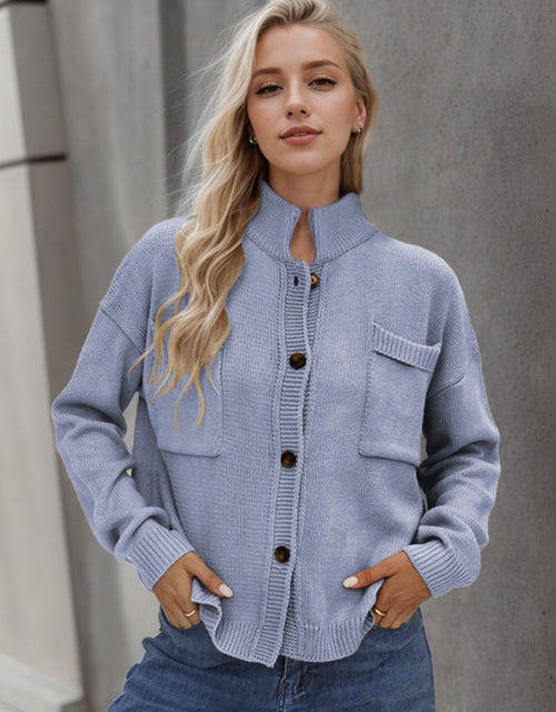 Load image into Gallery viewer, Button Up Long Sleeve Cardigan
