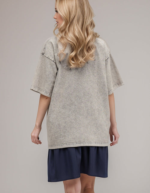 Load image into Gallery viewer, Basic Bae Round Neck Half Sleeve T-Shirt
